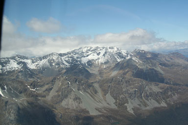 Flight over Southern Alps