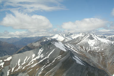 Flight over Southern Alps